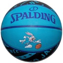 Modrá a čierna basketbalová lopta Spalding Space Jam Tune Squad Bugs '7