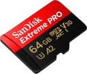 Karta SanDisk EXTREME Pro microSDXC 64 GB 200 MB A2