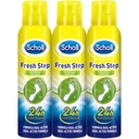 SCHOLL Fresh Step deodorant na nohy 24h antiperspirant Sprej 3 x 150ml