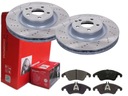 DISKOVÉ DLOŽKY BREMBO PREDNÉ MERCEDES E W212 344MM