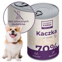 DOBRÉ mokré krmivo v konzerve pre psov, kačica, 70%, 6x850g