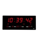 Nástenné hodiny Led Clock čierne 36cm