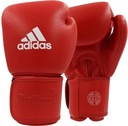 Adidas Thailand Muay Thai boxerské rukavice, kožené, červené, 16 OZ