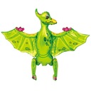 SUPER fóliový balón Pterodaktyl 460373 Dinosaurus 3D 80cm x 55cm stojaci