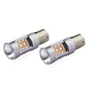 PY21W BaU15s R5W R10W LED **CANBUS Oranžová ORANŽOVÁ