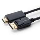 Kábel MicroConnect DisplayPort 1.2 na HDMI