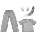 WOLF PANTS SET TAIL BAND 116-128 4 ks