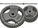 SET 50KG LIATINA HMOTNOST 29MM + ROVNY KRK