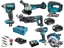 MAKITA COMBO SADA 6 NÁRADÍ 18V 4xAKUMULÁTOR