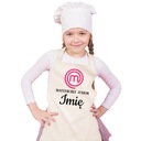 Detská zástera na varenie MASTERCHEF JUNIOR NAME