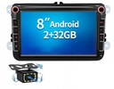 Rádio VW 8'' Android 2DIN SEAT GOLF PASSAT B6 B7