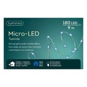 Mikro blikajúce lampy 180 LED externé/interné modré 9