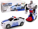 Policajné auto 2v1 Transformers - Interaktívna hračka pre deti