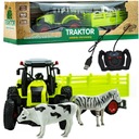 RC TRAKTOR NA DIAĽKOVÉ OVLÁDANIE + PRÍVES NA ZVIERATÁ