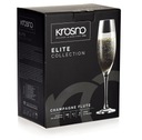 Štíhle poháre na šampanské KROSNO Elite, 180 ml