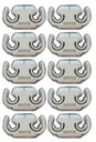 10x Uchytenie držiaka brzdového lanka 2x4,8mm