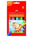 Trojuholníkové Jumbo pastelky Faber-Castell 12 ks