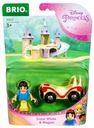 BRIO DISNEY PRINCEZNÁ ŽELEZNIČNÁ SNEHOBIELA ​​S CRAZY