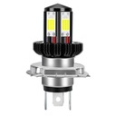 LED motocyklový svetlomet BA20D H4 Hi Lo Bulb w