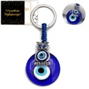 KEYRING PROPHET'S EYE EYE OWL BLUE LUCK AMULET DARČEK