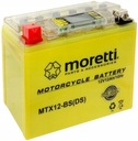 MORETTI MTX12-BS 12 Ah YTX12-BS gélová LCD batéria