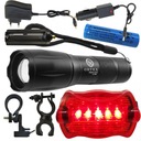 BIKE SET BATERKA LED SVETLO PREDNÉ ZADNÉ