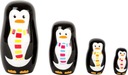 Detské hračky Matrioshka Penguins Family Sfd Drevená hračka