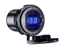 ZÁSUVKA NA MOTORKU 2X USB QC 3.0 36W + VOLTMETER