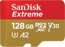 Micro SD karta SANDISK EXTREME 128GB 190/90 V30