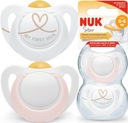 NUK Star latexový cumlík ukľudňujúci 2 ks 0-6 m