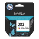 Hp 303 Color T6N01AE atrament 4 ml ORIGINÁL