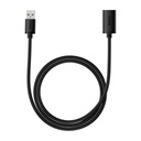 Predlžovací kábel USB 2.0 1,5 m čierny