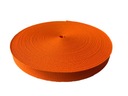 Bavlnená páska 38mm Popruh - oranžová