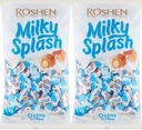 Roshen Milky Splash Toffee pohár mlieka 1kg x2