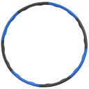 EB-Fit hula hoop s masážou, modro-sivý neoprén