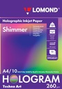 HOLOGRAFICKÝ DEKORATÍVNY PAPIER GLOSSY SHIMMER A4 260g