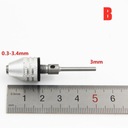 1ks-0,3-3,4mm φ3mm skľučovadlo Konverzný nástroj