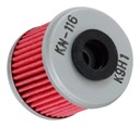 KN-116- FILTER MOTOROVÉHO OLEJA. VLOŽTE FILTRE HONDA CRF 250 HUSQVARNA TC 250 K&N