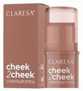 CLARESA CHEEK2CHEEK CONTOUR TYČ KRÉMOVÁ BRONZER TYČ 02 MILKY CHOCO