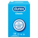 Durex Classic klasické hladké kondómy 18 ks