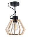 ZÁVESNÁ LAMPA pevný stropný luster LOFT Drevo