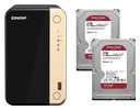 Súborový server QNAP TS-264-8G NAS + 2x 2TB WD Red