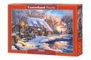 Puzzle 500 Winter Cottage Castor Christmas Cottage