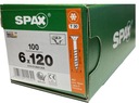 UNIVERZÁLNE SKRUTKY KUŽEL T30 SPAX 6X120 100KS