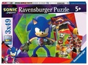 PUZZLE 3X49 SONIC PRIME, RAVENSBURGER