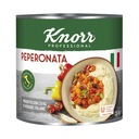 Peperonata (krájané farebné papriky v paradajkovej omáčke) Knorr 2,6 kg