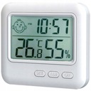 DIGITÁLNY TEPLOMER HYGROMETER METEOSTANICA LCD HODINY Snímač dátumu VLHKOSŤ