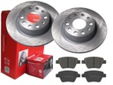 BREMBO DESTIČKY ZADNÉ DISKY OCTAVIA II SUPERB