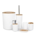 KÚPEĽŇOVÝ SET 6 PRVKOV BIELY WC SET