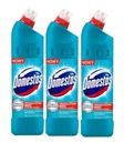 DOMESTOS Tekutý toaletný gél s bielidlom 750ml x3 ATLANTIC